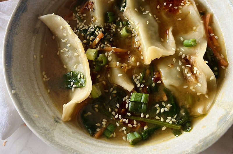  Miso Dumpling Soup (15 Minutes)