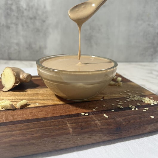 Creamy Sesame Ginger Dressing (Vegan, DairyFree) Naturallie PlantBased