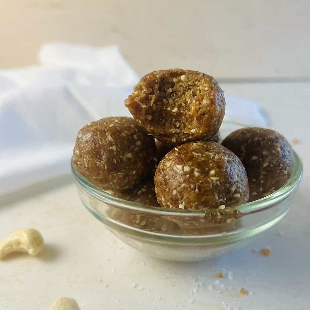 Salted Caramel Energy Bites