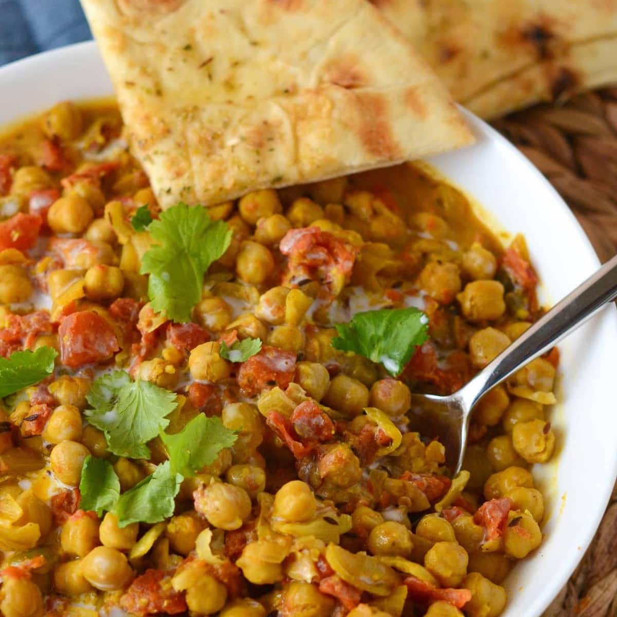 Creamy Chana Masala with Coconut Milk - Naturallie Plant-Based