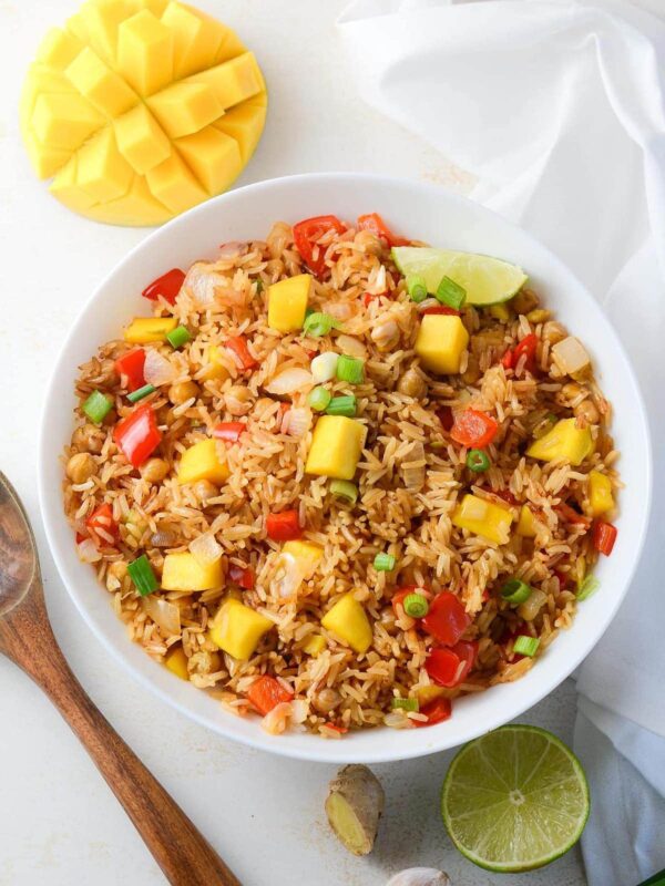 The Best Mango Fried Rice - Naturallie Plant-Based
