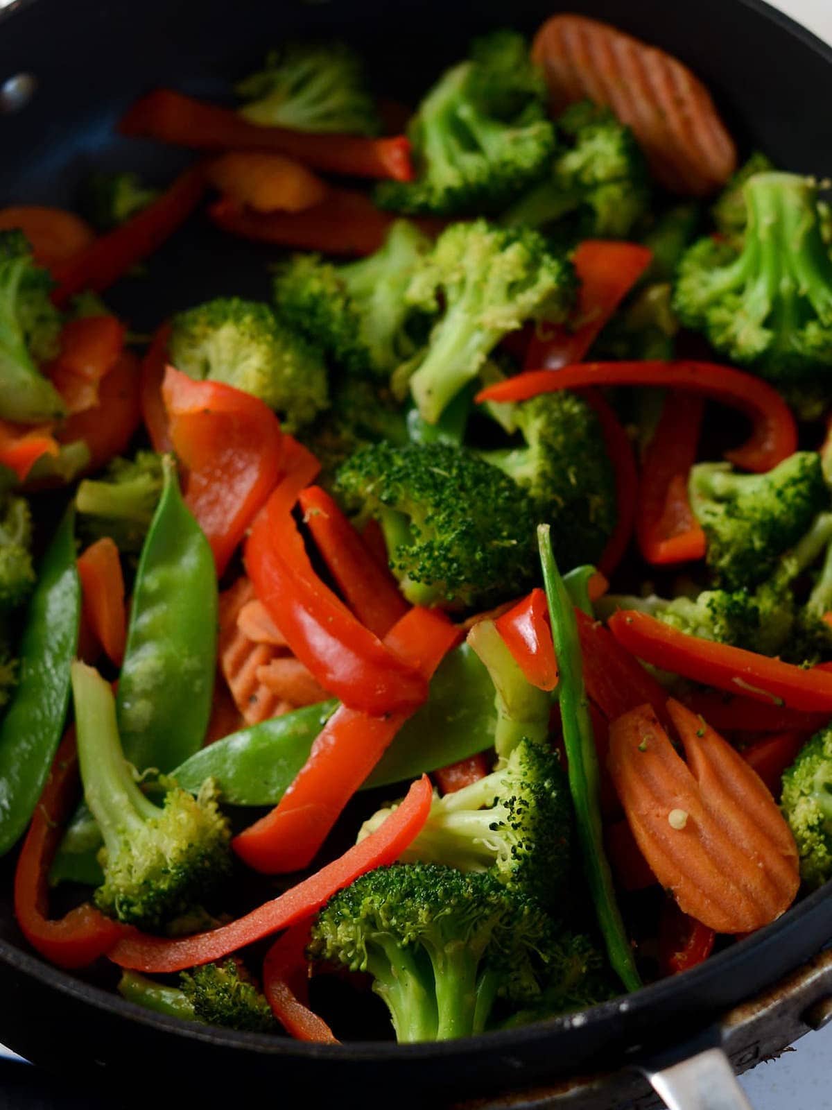 This is a photo of stir fried vegetables.