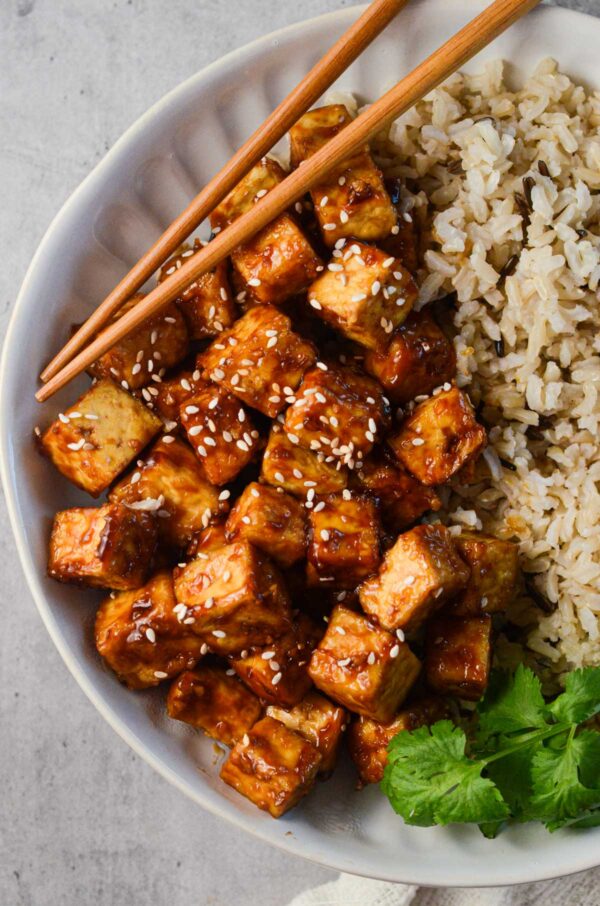 Crispy Asian Tofu (Easy Air Fryer Recipe) - Naturallie Plant-Based