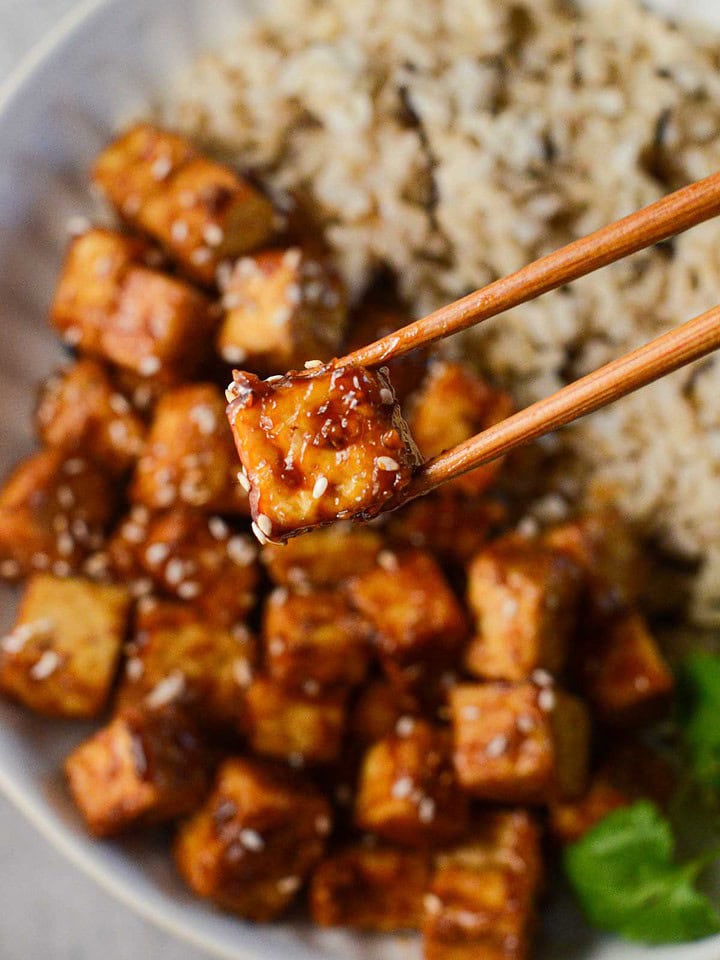 Crispy Asian Tofu (Easy Air Fryer Recipe) - Naturallie Plant-Based