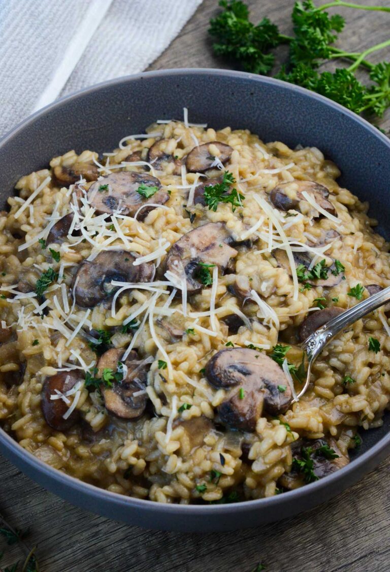 Vegan Mushroom Risotto