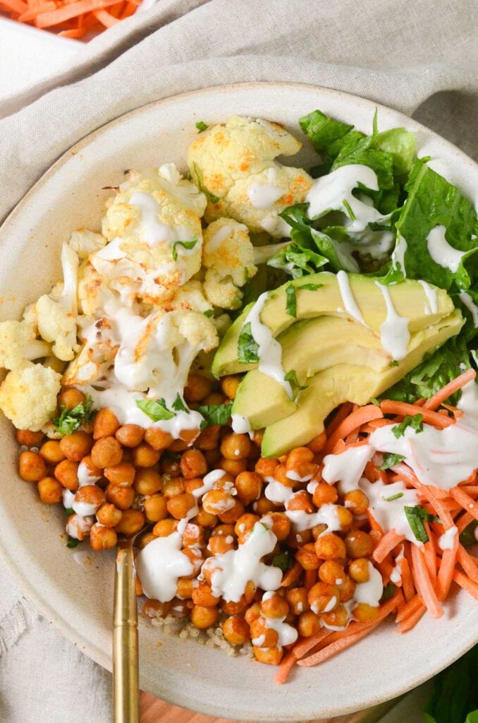 Buffalo Chickpea Bowl