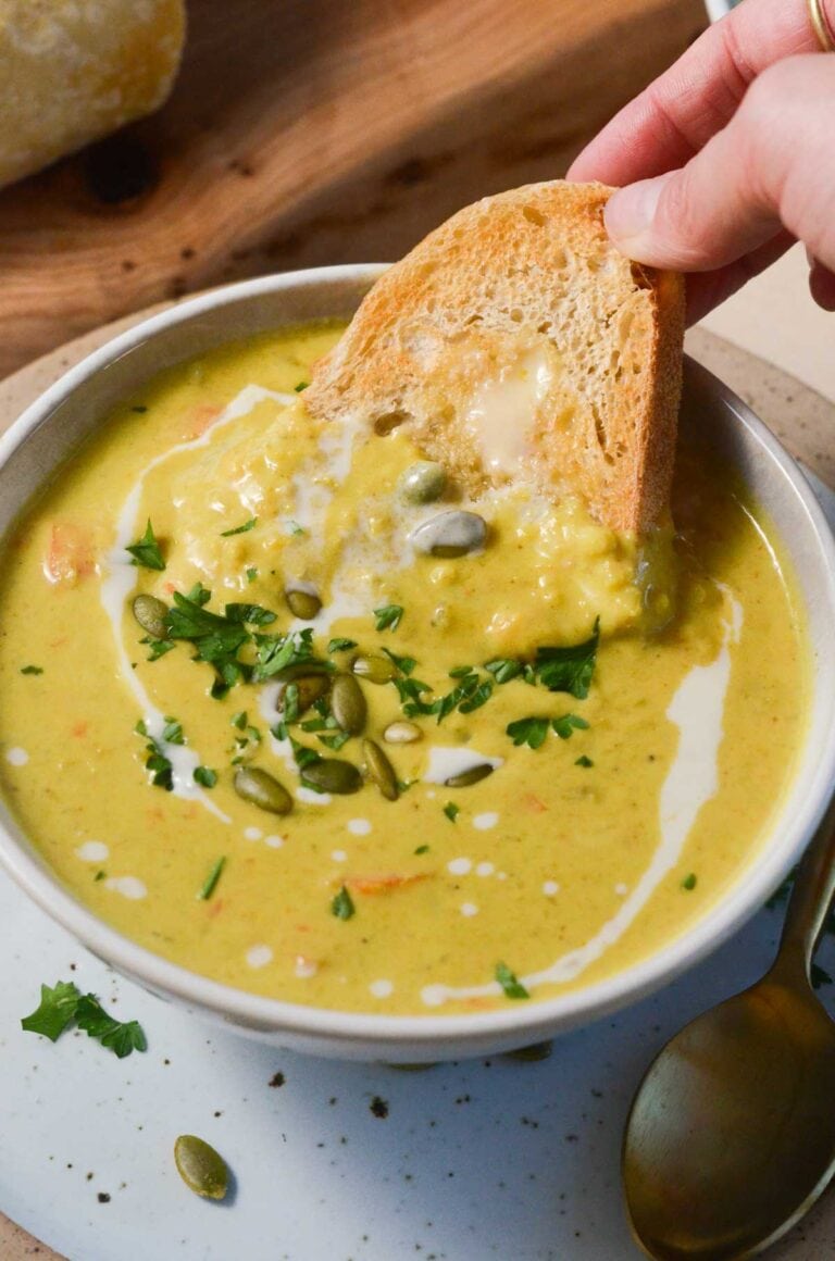 Creamy Golden Lentil Soup