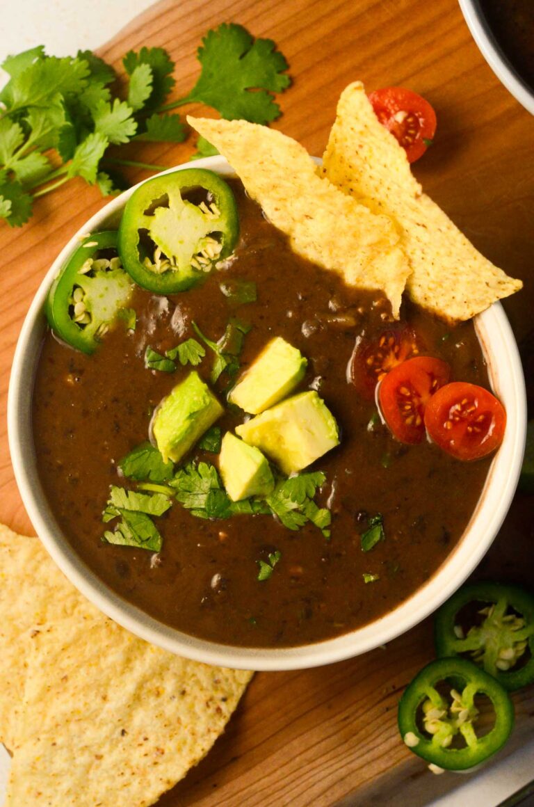 Zesty Black Bean Soup