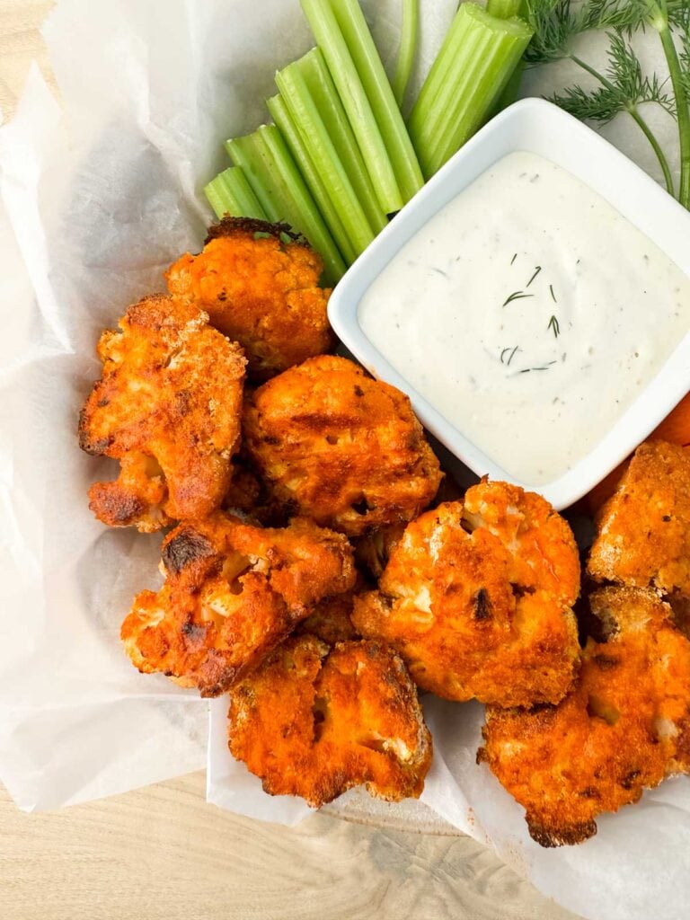 Buffalo Cauliflower Bites