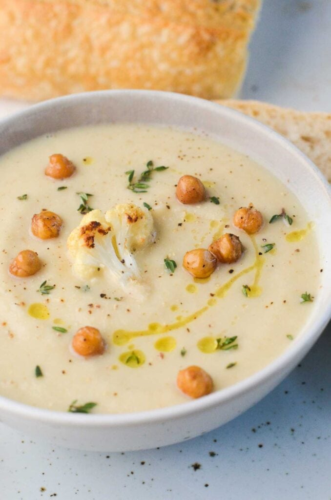 Roasted Cauliflower Soup