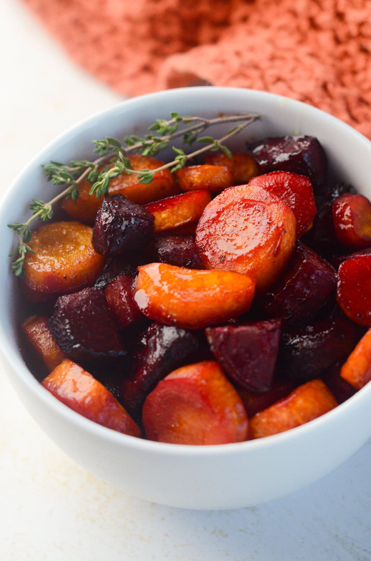 Maple Glazed Roasted Beets & Carrots