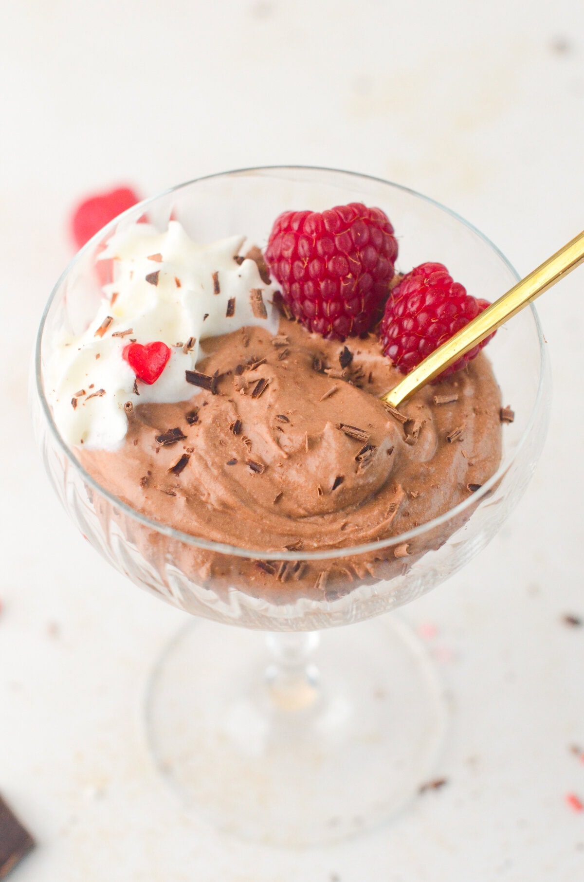 Raspberry Chocolate Mousse