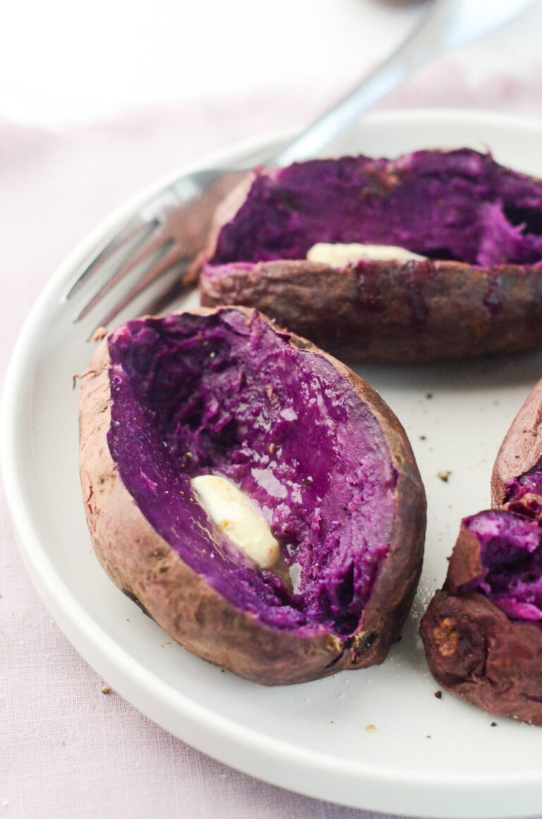 Easy Purple Sweet Potatoes (Cancer-Fighting Food)