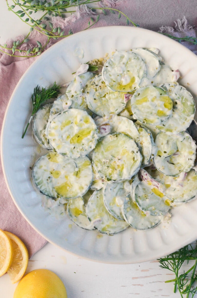 5-Minute Healthy Cucumber Salad