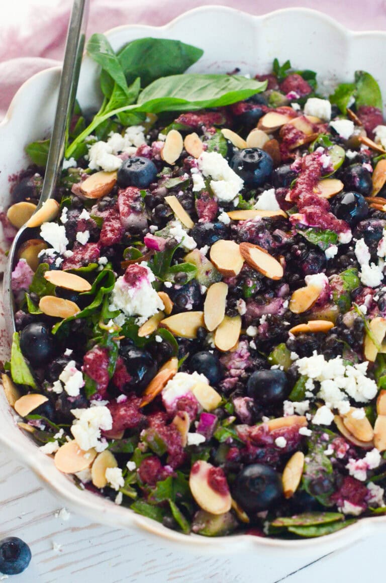 Blueberry Balsamic Lentil Salad