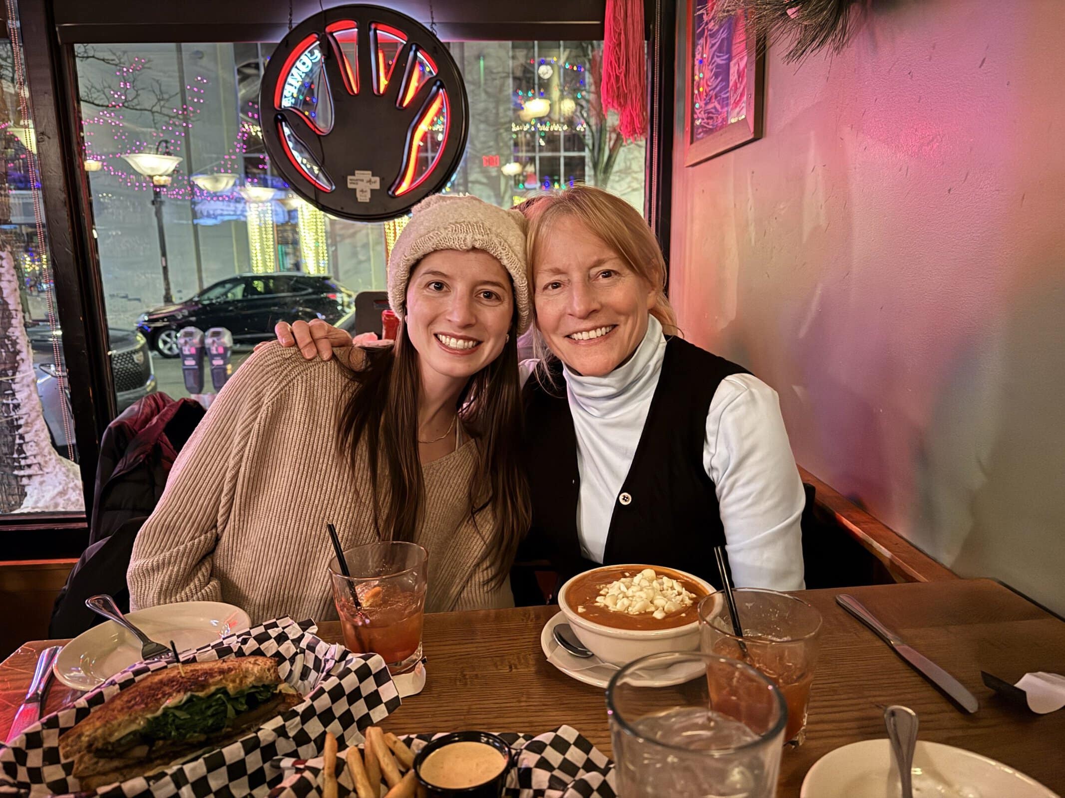 Allie and her mom