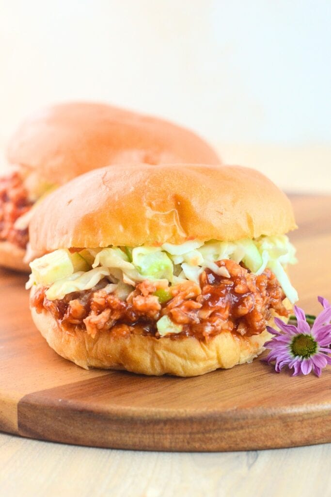 BBQ Tofu Pulled Pork Sandwiches