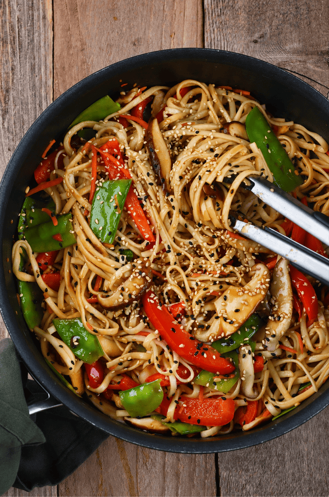 Vegetable Udon Noodle Stir Fry
