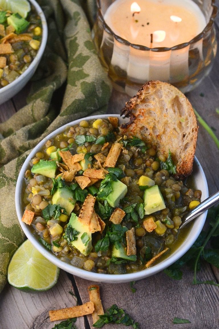 Hatch Green Chile Lentil Stew