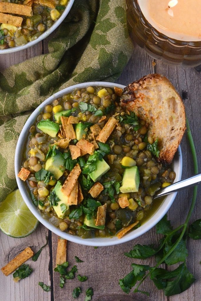 Hatch Green Chile Lentil Stew
